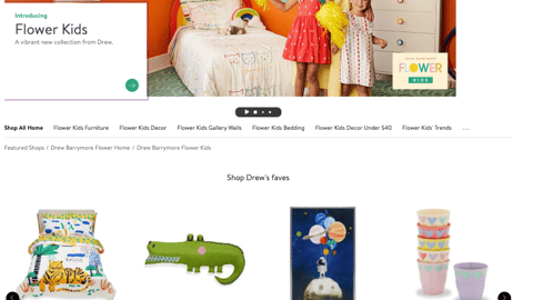 Walmart Flower Kids Shop